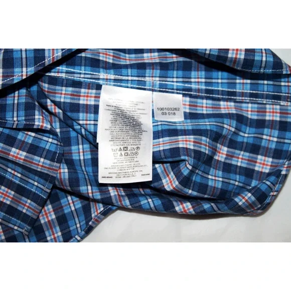 Brooks Brothers 1818 Mens Short Sleeve Button Down Shirt Size 1XLT - Picture 6 of 6